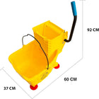 32L Janitor Trolley Yellow