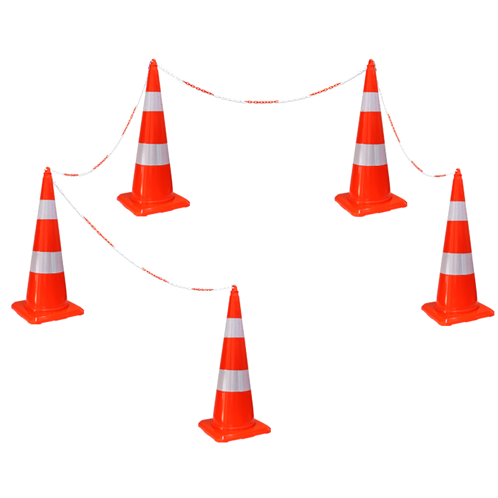 35.4 inch unbreakable traffic cone