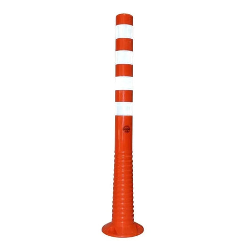 
Délinéateur orange de 40 po | Délinéateur réfléchissant en TPE incassable