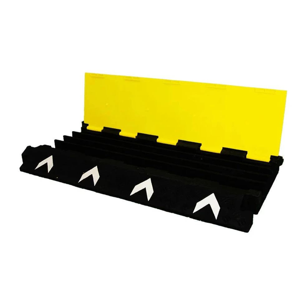 4 Channel PVC Reflective Cable Protector Ramp 