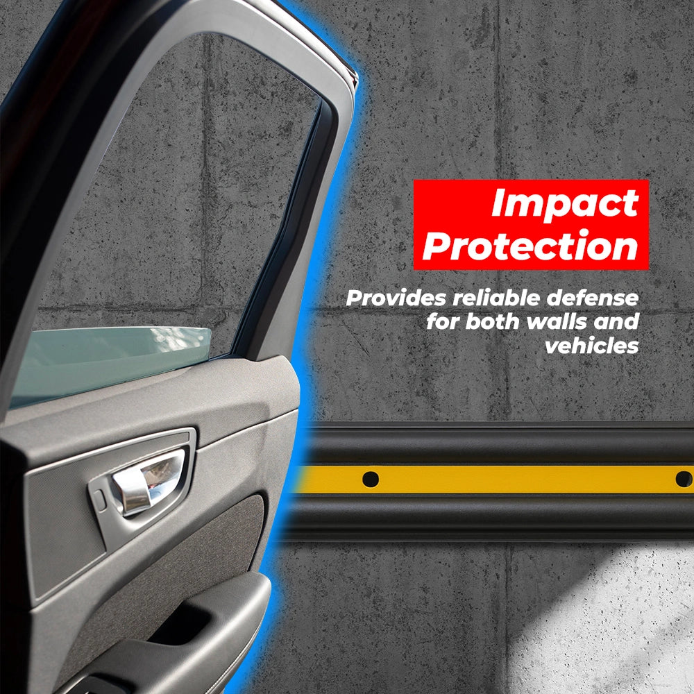 Car door with impact wall protector