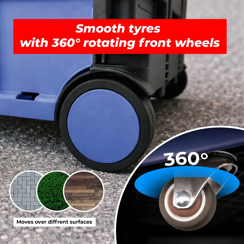 40KG rolling crate with wheels