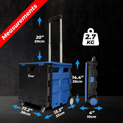 40KG foldable shopping cart measurements
