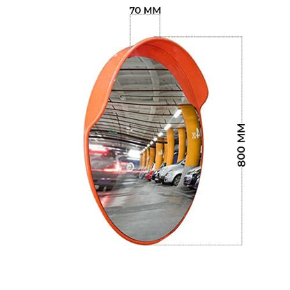 32" Safety Convex Mirror │ 80CM Convex Mirror for Outdoor