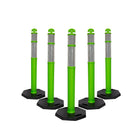 5pcs Greeen Delineator Post with Base