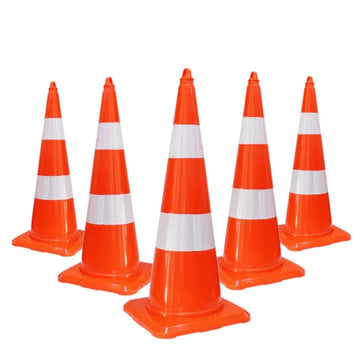 Premium Traffic Cone – Orange – Set of 5 – 30″