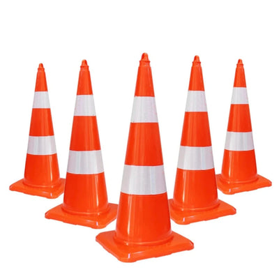 Premium Traffic Cone – Orange – Set of 5 – 30″