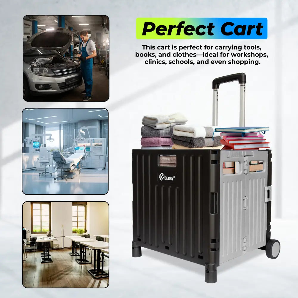 Cart with storage compartments