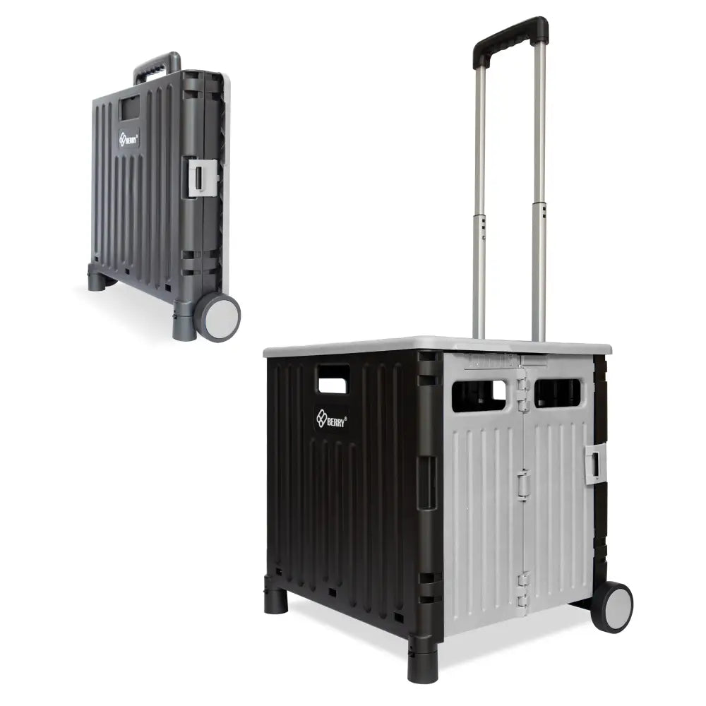 Portable storage unit with wheels and a top cover