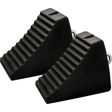 Cale de roue robuste — 5 kg
— Noir
 — Ensemble de 2