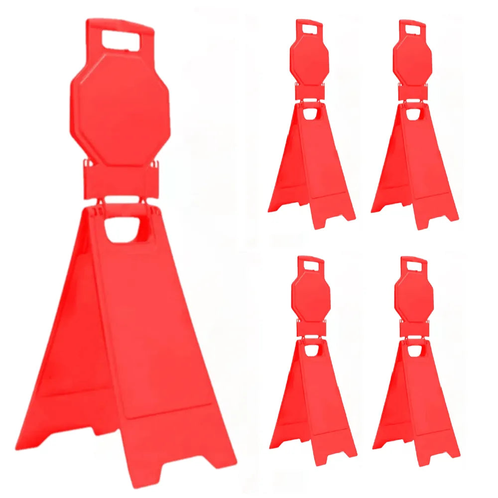 5pcs Freestanding Warning Floor Sign
