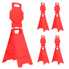 5pcs Freestanding Warning Floor Sign
