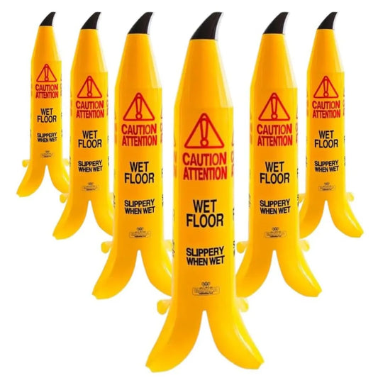 6pcs Banana Wet Floor Sign