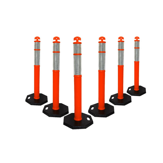 6pcs Parking Delineator Post