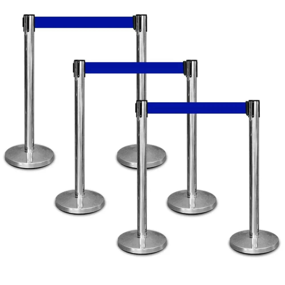 6pcs Retractable Barrier Belt