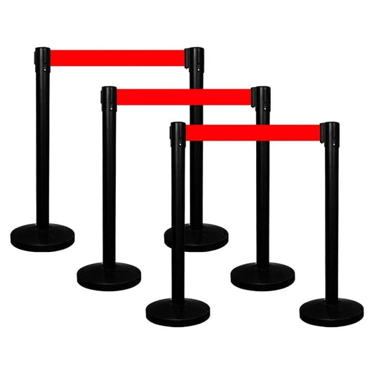 6pcs Retractable Crowd Control