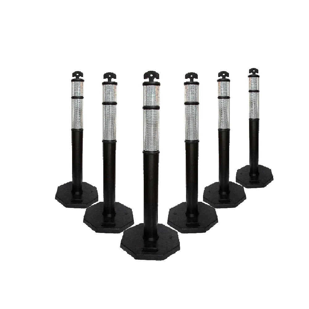 6pcs Traffic Delineator Posts