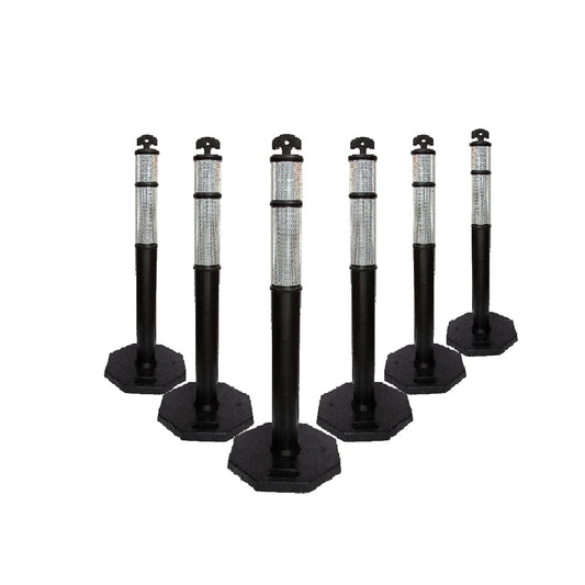 6pcs Traffic Delineator Posts