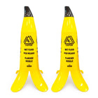 2pcs Banana Cone Wet Floor Sign