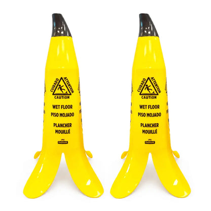 2pcs Banana Cone Wet Floor Sign