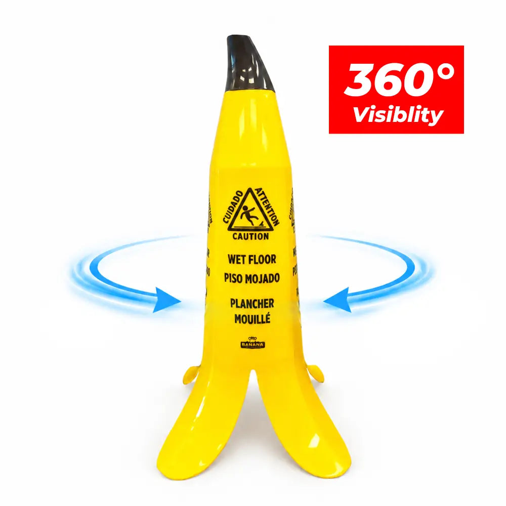 360 Wet Floor Banana Cone
