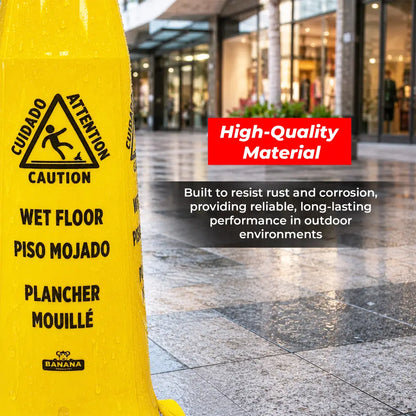 Wet Floor Sign English & French