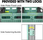 Shopping trolley with 2 locks