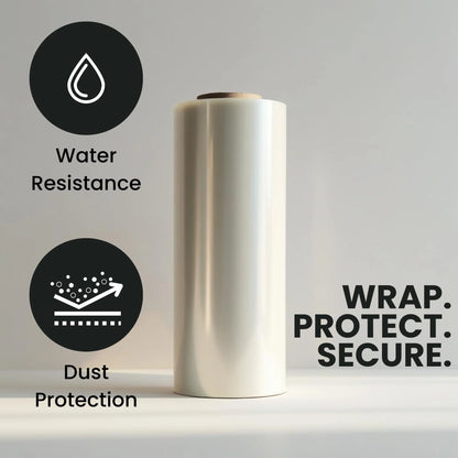 Stretch Wrap 12" x 1500ft Clear Stretch Film Roll 4 Rolls