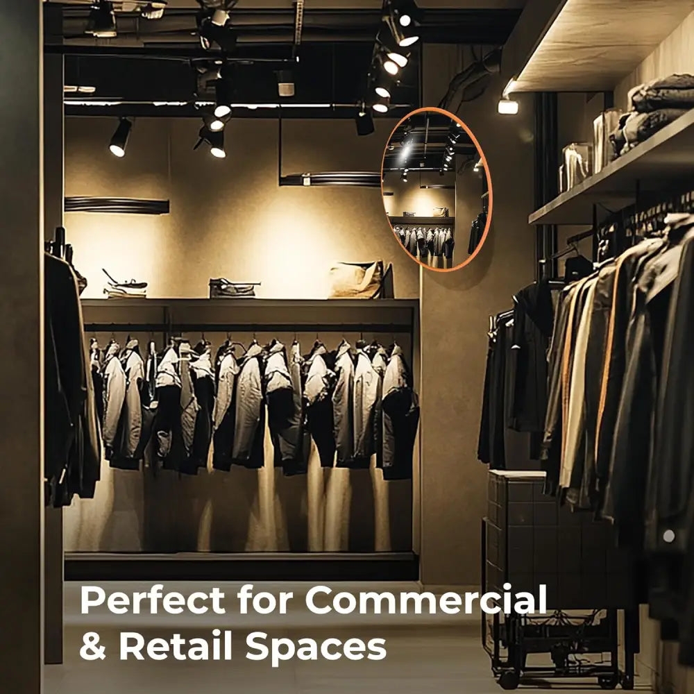 Commercial safety mirror