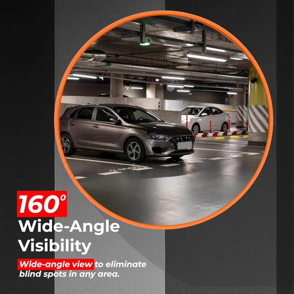 Parking safety mirror