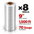 Pellicule étirable 9 po x 1500 pi, calibre 70 — pellicule rétractable