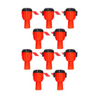 9 Meter Traffic Cone Topper Tape - Red | Cone Mountable Emergency Warning Belt