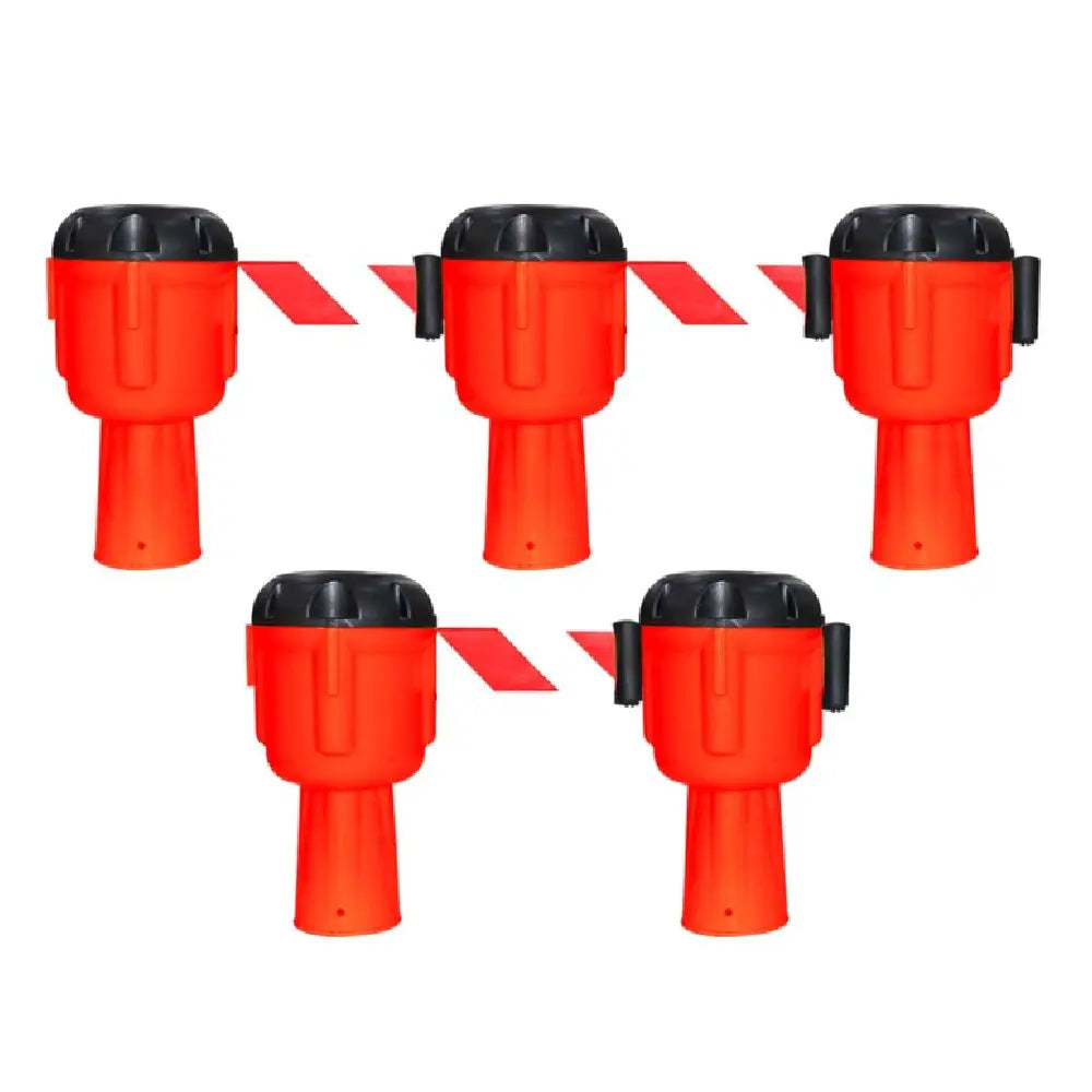 9 Meter Traffic Cone Topper Tape - Red | Cone Mountable Emergency Warning Belt