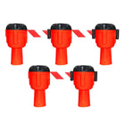 9 Meter Traffic Cone Topper Tape - Red | Cone Mountable Emergency Warning Belt