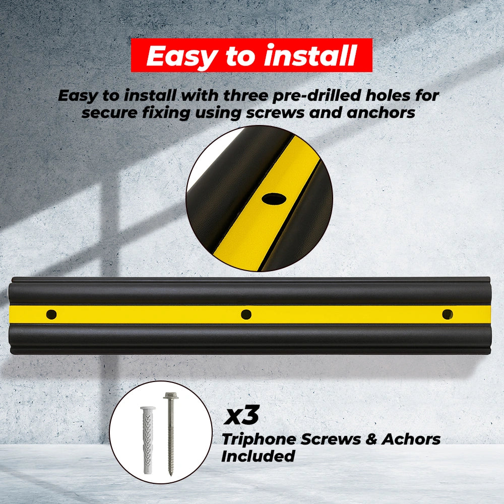 Heavy Duty 40" Rubber Protection Wall │100CM Wall Guard Set of 3
