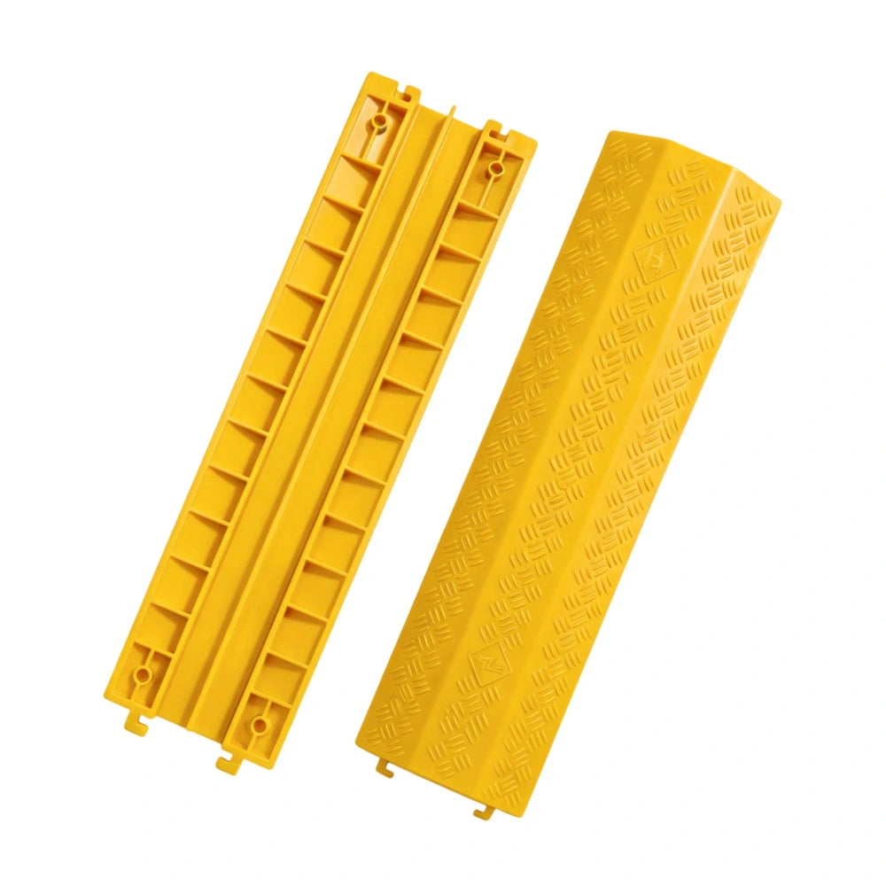 Two yellow plastic ramps 