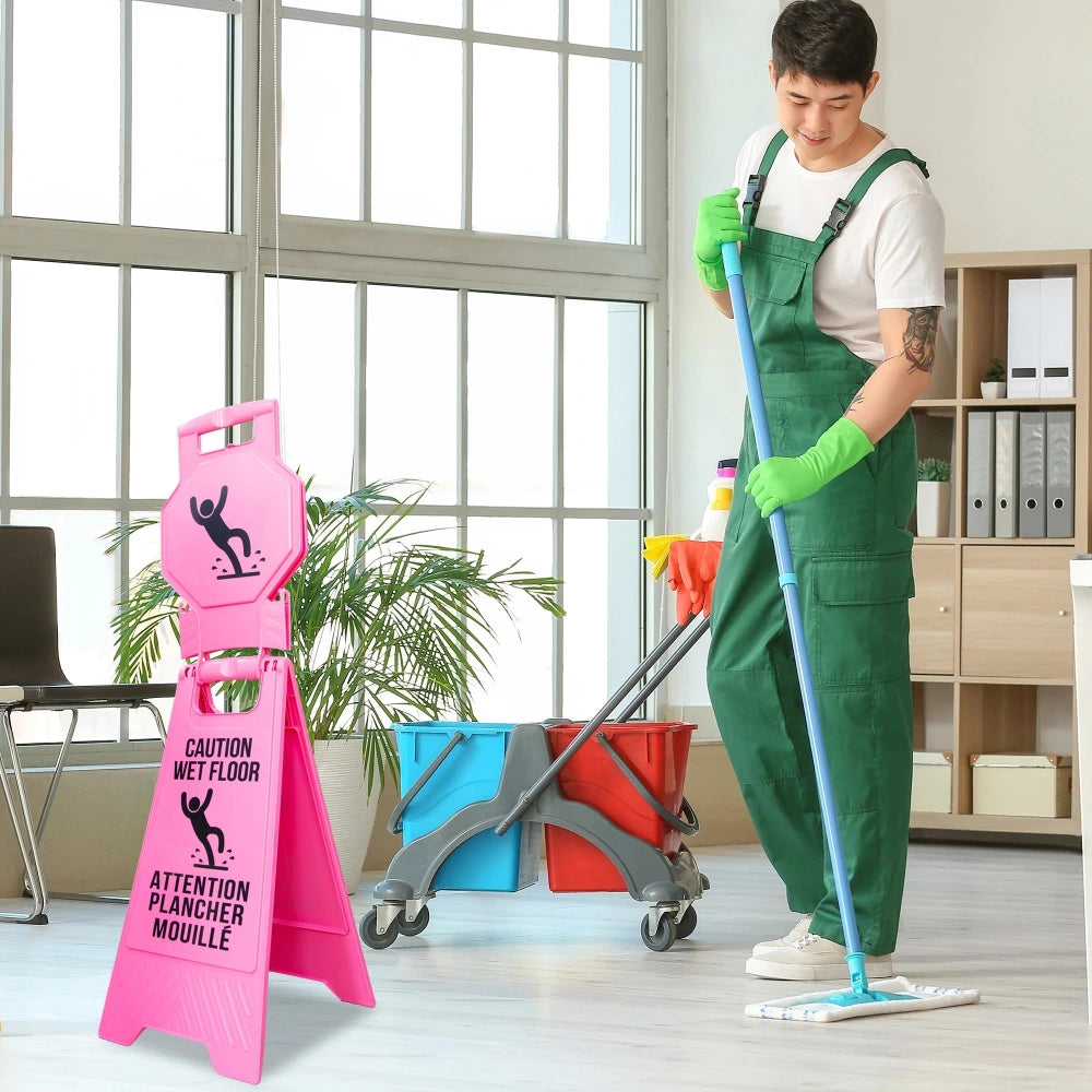 High Visibility Double Side Warning Sign