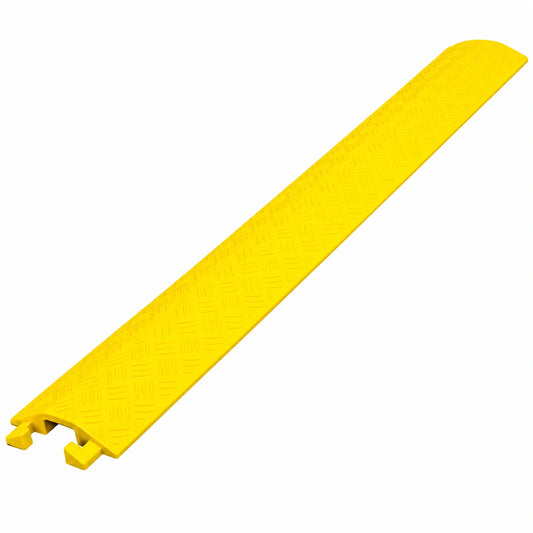 Cable Protector 40 x 5.2 Inch Single Channel Floor Cord Cover Yellow