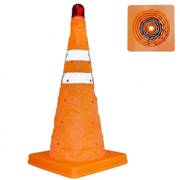 Cône de signalisation pliable standard – 20″