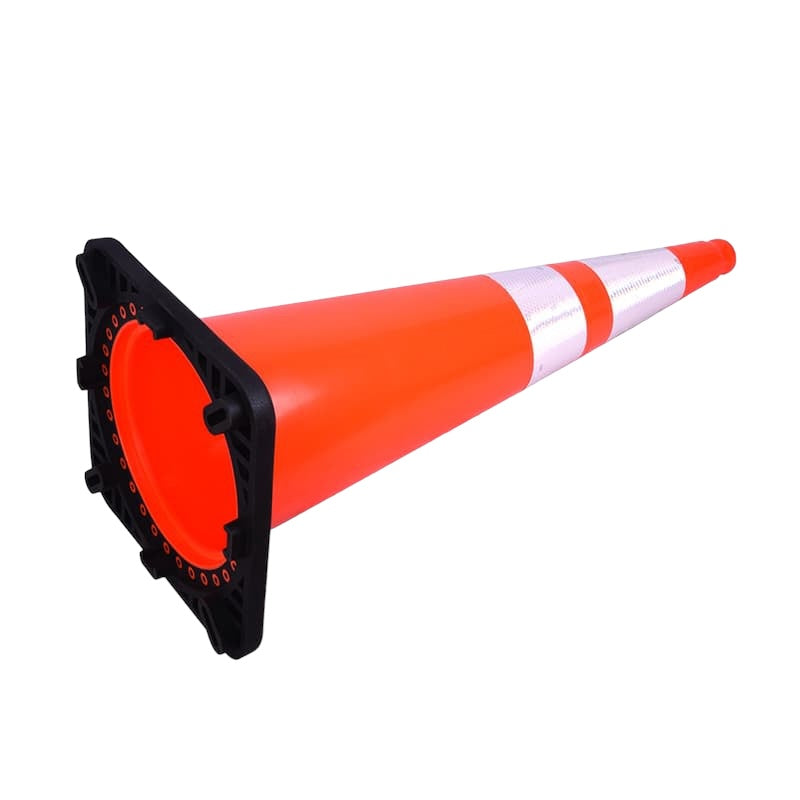 Reflective Traffic Cone With Weighted Base