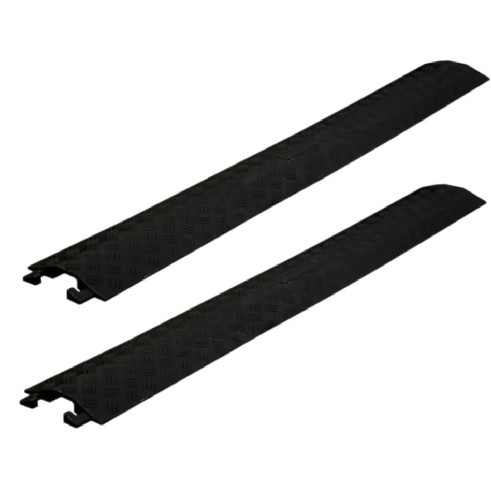 Cable Protector 40 x 5.2 Inch Single Channel Floor Cord Cover Black