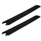 Cable Protector 40 x 5.2 Inch Single Channel Floor Cord Cover Black