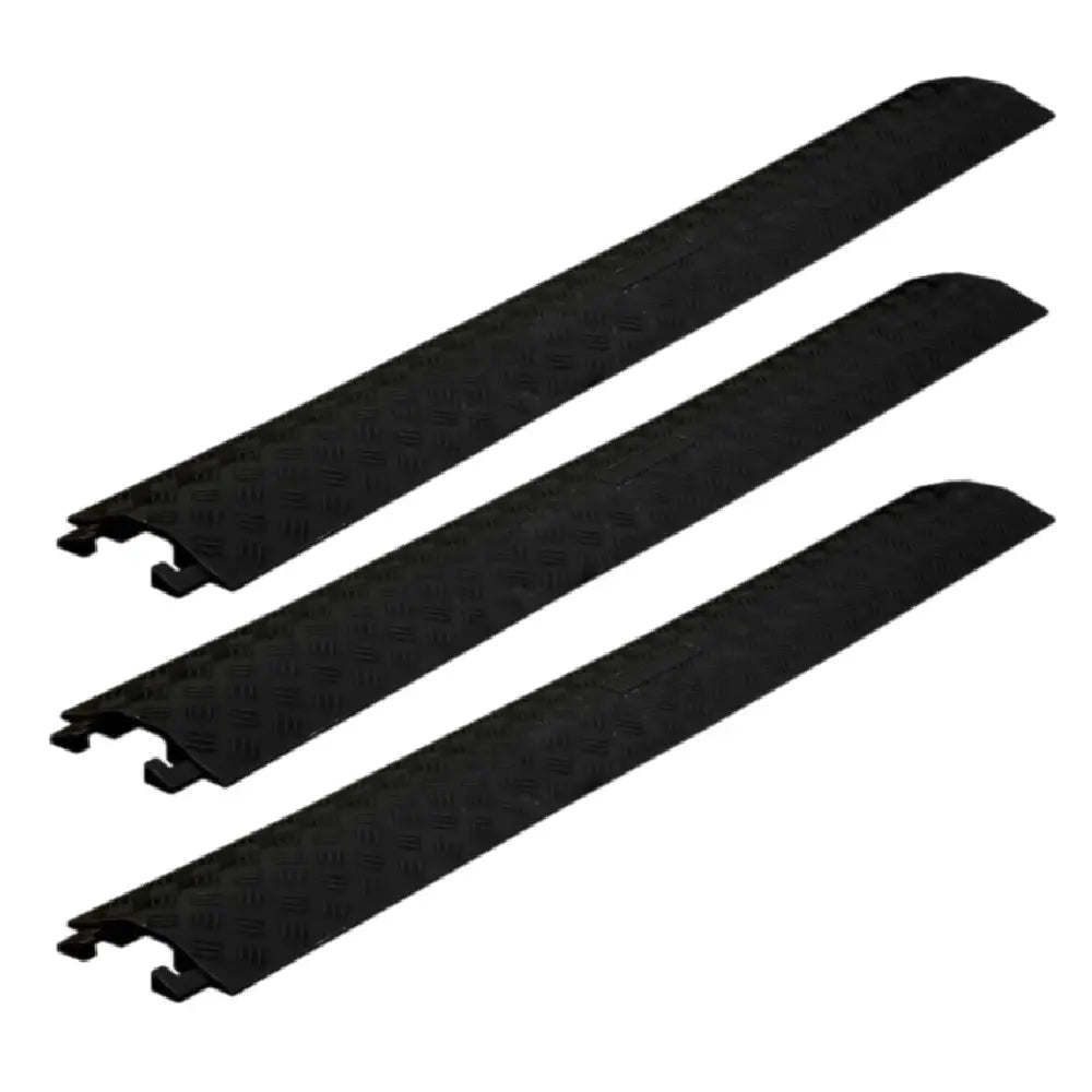 Cable Protector 40 x 5.2 Inch Single Channel Floor Cord Cover Black