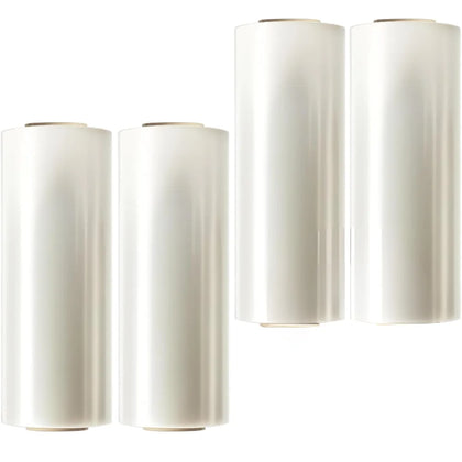 Stretch Wrap 12" x 1500ft Clear Stretch Film Roll 4 Rolls