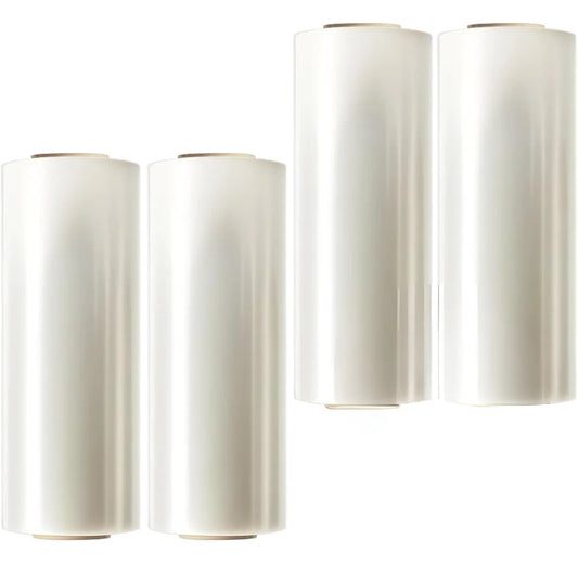 Stretch Wrap 12" x 1500ft Clear Stretch Film Roll 4 Rolls