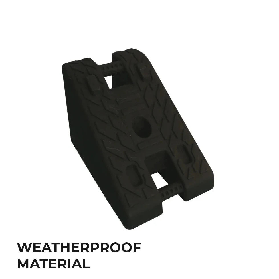 Wheel Chock Rubber weather resistant design