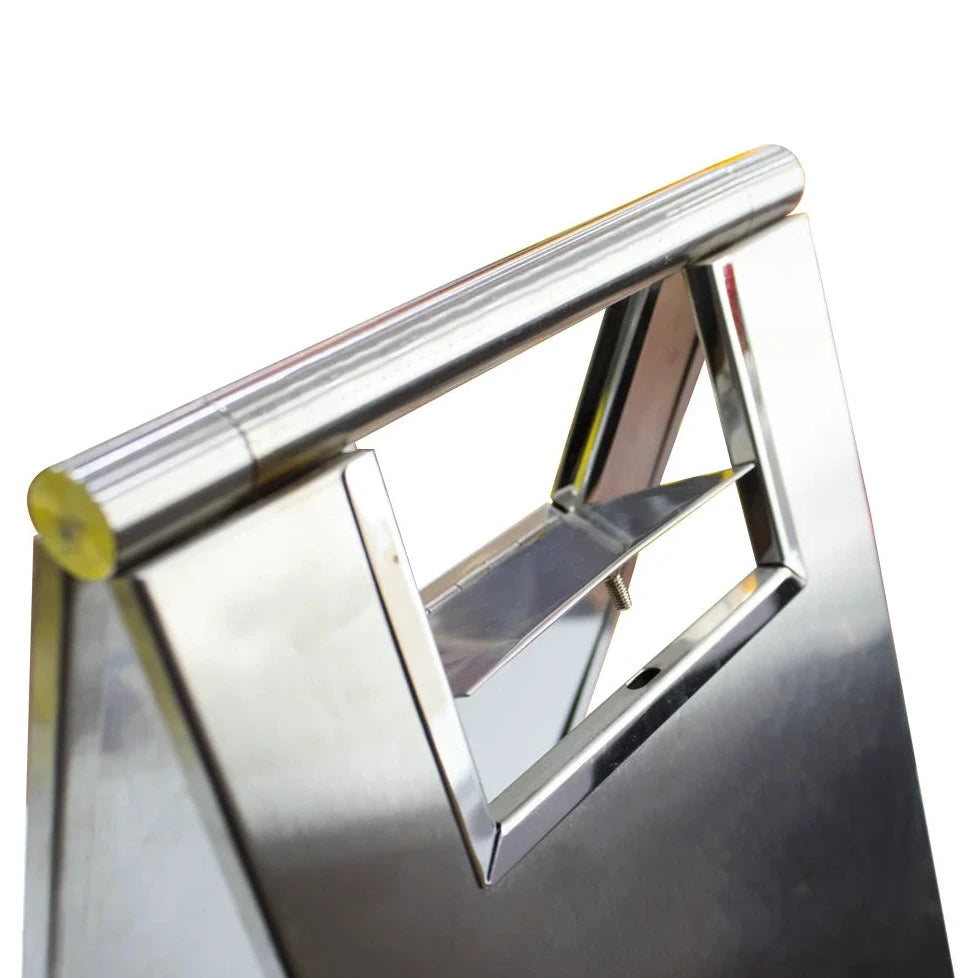 Type-A Frame Stable and Foldable Parking Sign With Handle