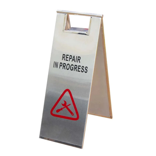 Repair in Progress Floor Sign