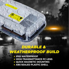 Car headlight cover with weatherproof