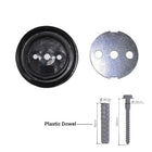 Rust Resistant Anti Parking Bollard Black